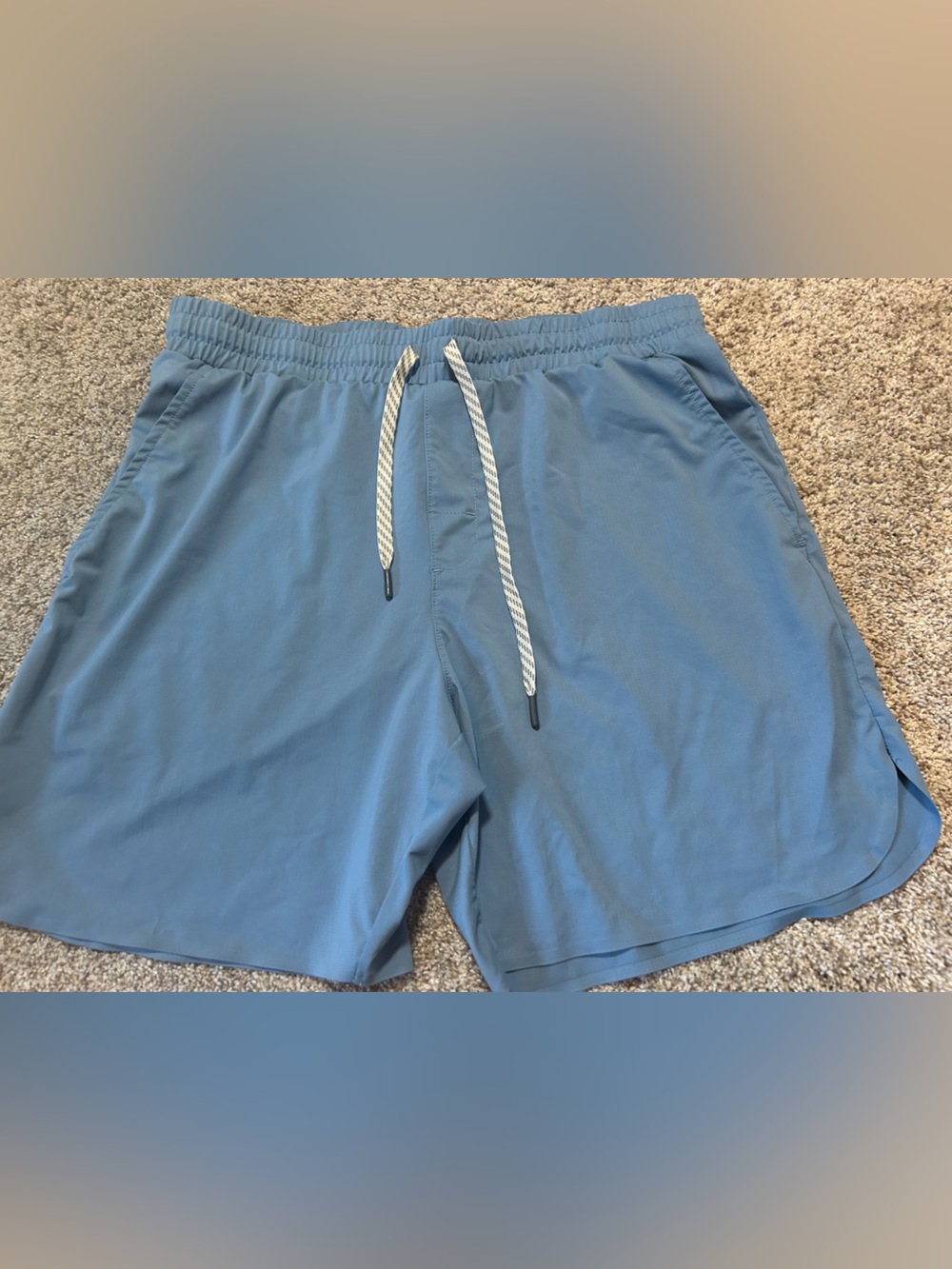 Avalanche Outdoor Supply Co. Slate Blue Athletic Hiking Shorts Size Large